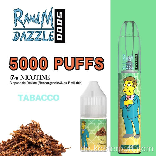 Randm Dazzle 5000 RGB Light Glowingrandm Disposable Vape